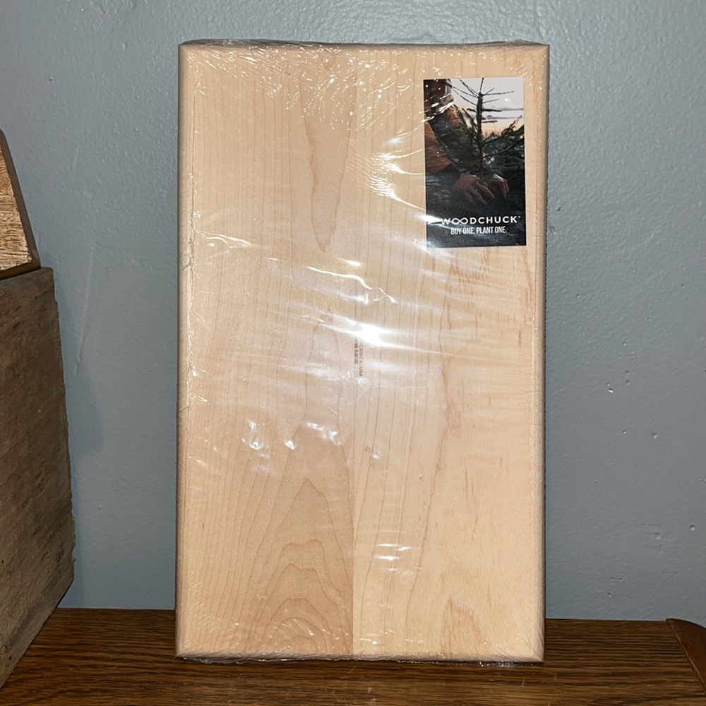 Woodchuck USA Luxury Wood Serving Cheese Cutting Board Tray
